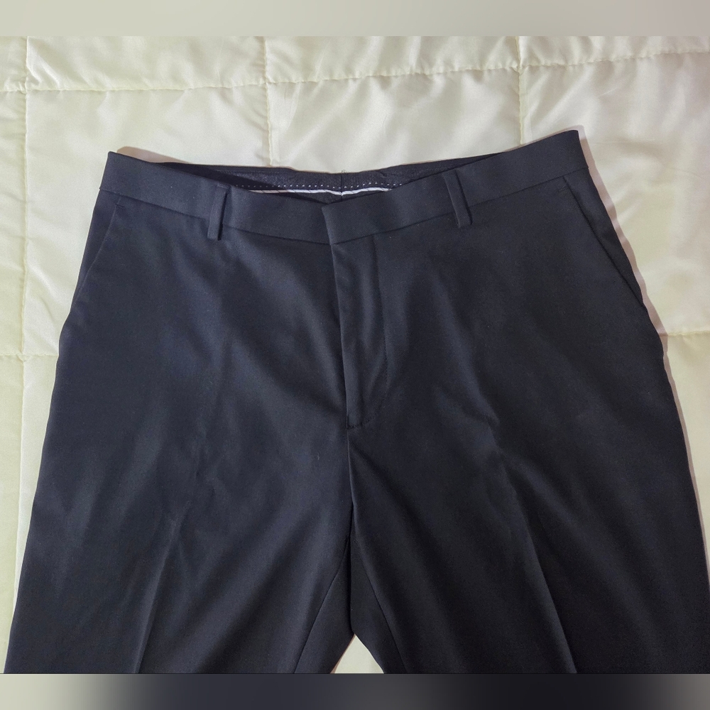 Men's Murano Zac Fit Black Slacks 34 x 34 NWOT